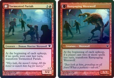 Tormented Pariah Rampaging Werewolf Foil Tormented Pariah Rampaging Werewolf Foil