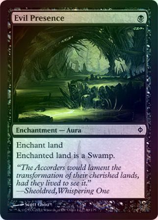 Evil Presence Foil New Phyrexia Foil Singles Evil Presence Foil New Phyrexia Foil Singles