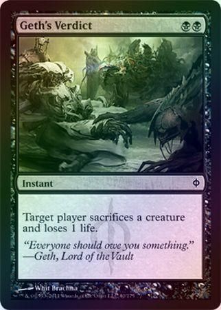 Geth s Verdict Foil New Phyrexia Foil Singles Geth s Verdict Foil New Phyrexia Foil Singles