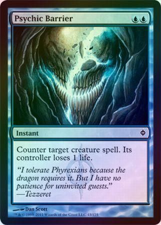 Psychic Barrier Foil New Phyrexia Foil Singles