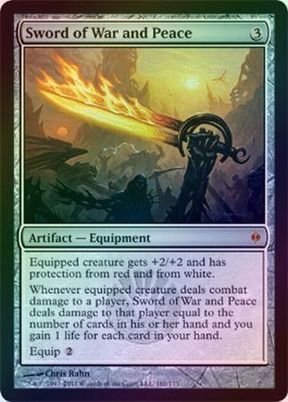 Sword of War and Peace Foil New Phyrexia Foil Singles Sword of War and Peace Foil New Phyrexia Foil Singles