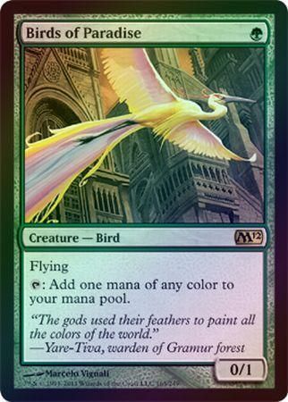 Birds of Paradise Foil Magic 2012 M12 Foil Singles Birds of Paradise Foil Magic 2012 M12 Foil Singles