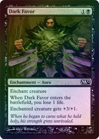 Dark Favor Foil Magic 2012 M12 Foil Singles Dark Favor Foil Magic 2012 M12 Foil Singles