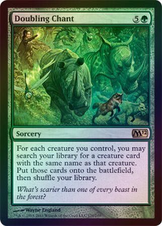Doubling Chant Foil Magic 2012 M12 Foil Singles Doubling Chant Foil Magic 2012 M12 Foil Singles