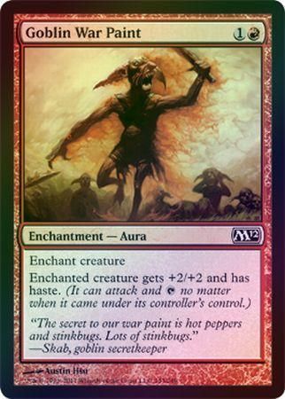 Goblin War Paint Foil Magic 2012 M12 Foil Singles Goblin War Paint Foil Magic 2012 M12 Foil Singles