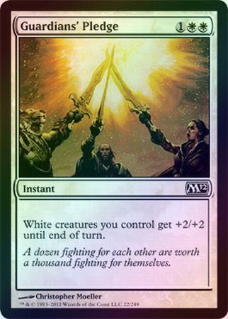 Guardians Pledge Foil Magic 2012 M12 Foil Singles Guardians Pledge Foil Magic 2012 M12 Foil Singles