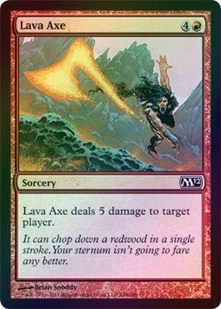 Lava Axe Foil Magic 2012 M12 Foil Singles Lava Axe Foil Magic 2012 M12 Foil Singles