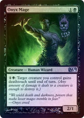 Onyx Mage Foil Magic 2012 M12 Foil Singles Onyx Mage Foil Magic 2012 M12 Foil Singles