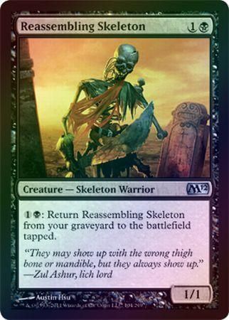 Reassembling Skeleton - Magic 2012 (M12) Foil - Magic | TrollAndToad