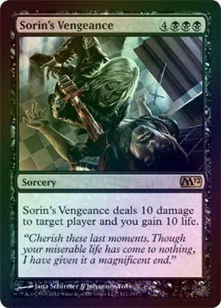 Sorin s Vengeance Foil Sorin s Vengeance Foil