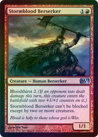 Stormblood Berserker Foil Magic 2012 M12 Foil Singles Stormblood Berserker Foil Magic 2012 M12 Foil Singles