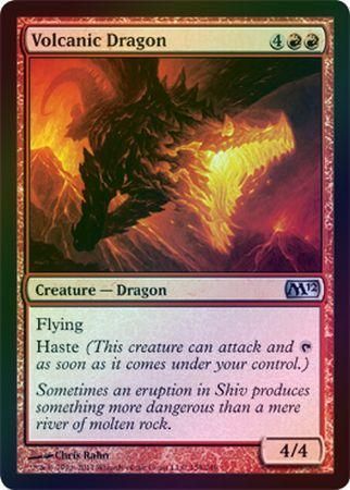 Volcanic Dragon - Magic 2012 (M12) Foil - Magic | TrollAndToad