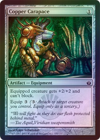 Copper Carapace Foil Mirrodin Besieged Foil Singles Copper Carapace Foil Mirrodin Besieged Foil Singles