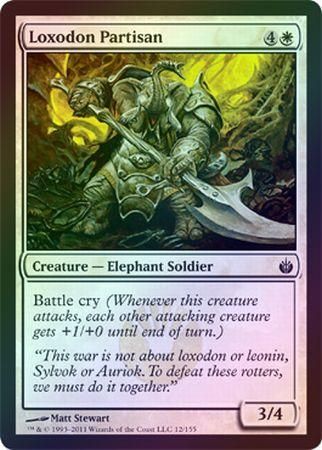 Loxodon Partisan Foil Mirrodin Besieged Foil Singles Loxodon Partisan Foil Mirrodin Besieged Foil Singles