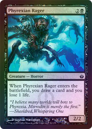 Phyrexian Rager Foil Mirrodin Besieged Foil Singles Phyrexian Rager Foil Mirrodin Besieged Foil Singles
