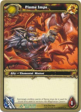 Flame Imps Molten Core Raid 35 53 Uncommon WoW Molten Core Raid Deck Singles Flame Imps Molten Core Raid 35 53 Uncommon WoW Molten Core Raid Deck Singles