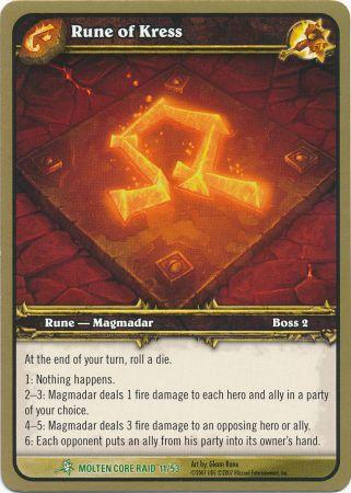 Rune of Kress Molten Core Raid 11 53 Uncommon Rune of Kress Molten Core Raid 11 53 Uncommon