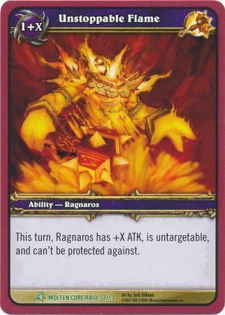 Unstoppable Flame Molten Core Raid 52 53 Uncommon WoW Molten Core Raid Deck Singles Unstoppable Flame Molten Core Raid 52 53 Uncommon WoW Molten Core Raid Deck Singles