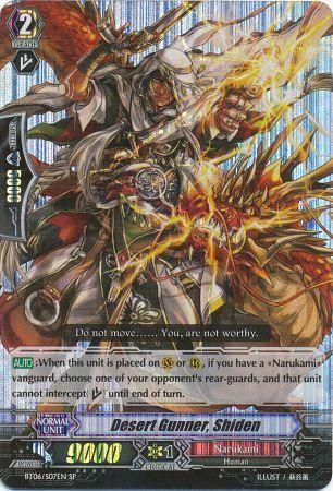 Desert Gunner Shiden BT06 S07EN Special Parallel SP Desert Gunner Shiden BT06 S07EN Special Parallel SP