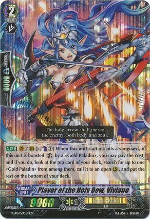 Player of the Holy Bow Viviane BT06 S05EN Special Parallel SP Vol 6 Breaker of Limits Singles Player of the Holy Bow Viviane BT06 S05EN Special Parallel SP Vol 6 Breaker of Limits Singles