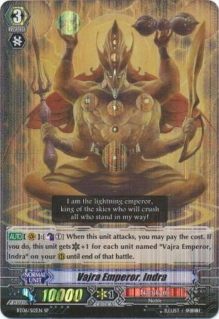 Vajra Emperor Indra BT06 S12EN Special Parallel SP Vajra Emperor Indra BT06 S12EN Special Parallel SP