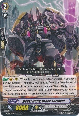 Beast Deity Black Tortoise BT06 105EN Common C Beast Deity Black Tortoise BT06 105EN Common C