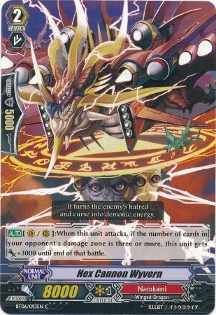 Hex Cannon Wyvern BT06 093EN Common C Vol 6 Breaker of Limits Singles Hex Cannon Wyvern BT06 093EN Common C Vol 6 Breaker of Limits Singles