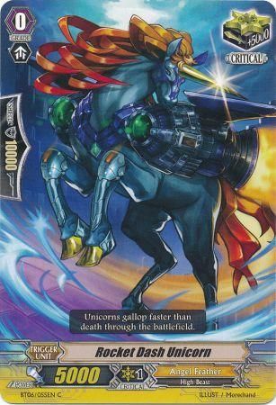 Rocket Dash Unicorn BT06 055EN Common C Rocket Dash Unicorn BT06 055EN Common C