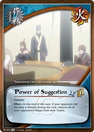 Power of Suggestion 895 Common Naruto Kage Summit Power of Suggestion 895 Common Naruto Kage Summit