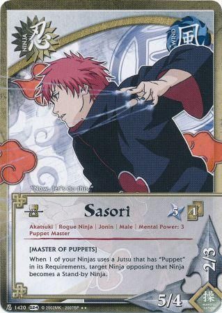 Naruto Collectible card game Jeu de cartes à collectionner N-673 Sasori /& The 3rd Kazekage RARE carte