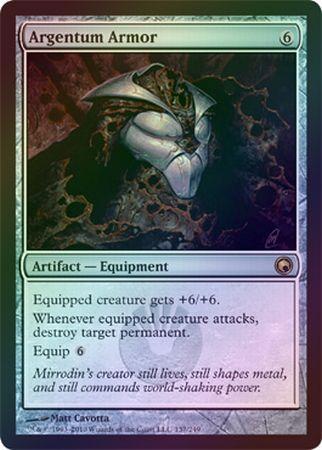 Argentum Armor Foil Scars of Mirrodin Foil Singles Argentum Armor Foil Scars of Mirrodin Foil Singles