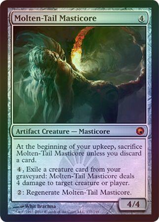 Molten Tail Masticore Foil Scars of Mirrodin Foil Singles Molten Tail Masticore Foil Scars of Mirrodin Foil Singles