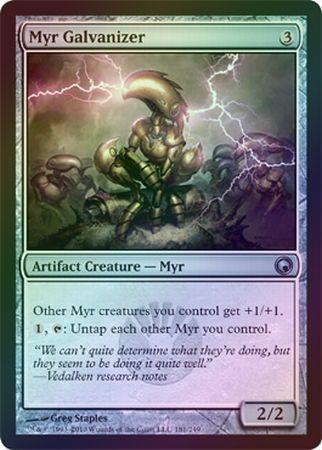 Myr Galvanizer Foil Scars of Mirrodin Foil Singles Myr Galvanizer Foil Scars of Mirrodin Foil Singles
