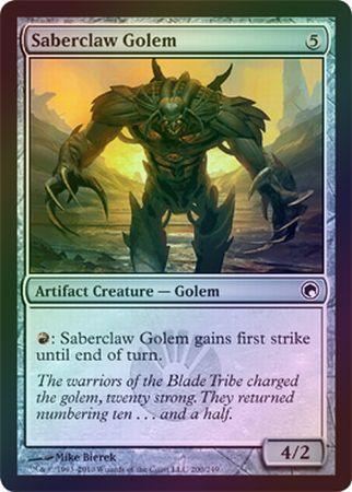 Saberclaw Golem Foil Saberclaw Golem Foil