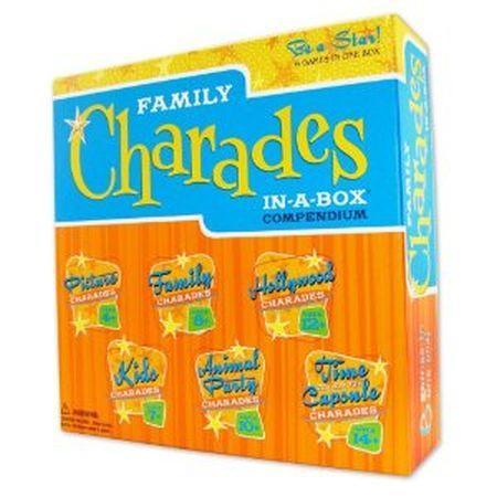 Family Charades In A Box Compendium board game Outset Media 11166 Board Games A Z Family Charades In A Box Compendium board game Outset Media 11166 Board Games A Z