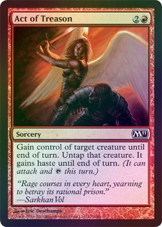 Act of Treason Foil Magic 2011 M11 Foil Singles Act of Treason Foil Magic 2011 M11 Foil Singles