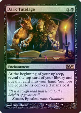 Dark Tutelage Foil Magic 2011 M11 Foil Singles Dark Tutelage Foil Magic 2011 M11 Foil Singles