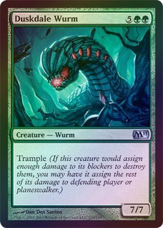 Duskdale Wurm Foil Magic 2011 M11 Foil Singles Duskdale Wurm Foil Magic 2011 M11 Foil Singles