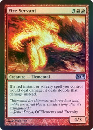 Fire Servant Foil Magic 2011 M11 Foil Singles Fire Servant Foil Magic 2011 M11 Foil Singles
