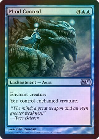 Mind Control Foil Magic 2011 M11 Foil Singles Mind Control Foil Magic 2011 M11 Foil Singles