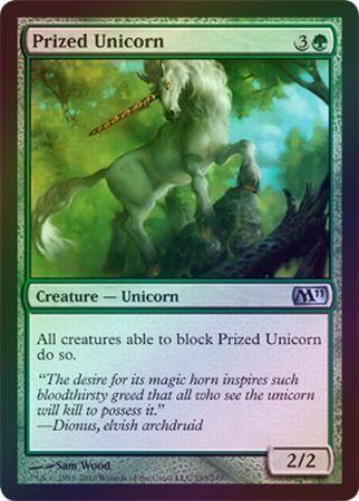 Prized Unicorn Foil Magic 2011 M11 Foil Singles Prized Unicorn Foil Magic 2011 M11 Foil Singles