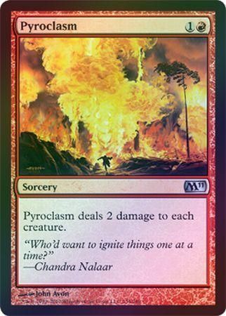 Pyroclasm Foil Magic 2011 M11 Foil Singles Pyroclasm Foil Magic 2011 M11 Foil Singles