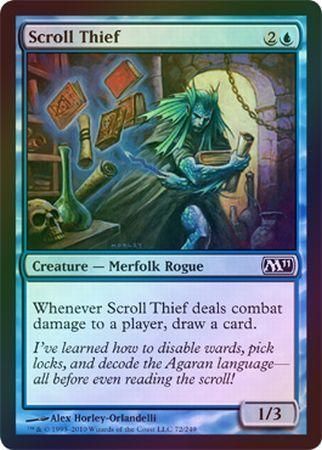 Scroll Thief Foil Magic 2011 M11 Foil Singles Scroll Thief Foil Magic 2011 M11 Foil Singles