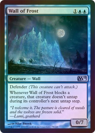 Wall of Frost Foil Magic 2011 M11 Foil Singles Wall of Frost Foil Magic 2011 M11 Foil Singles