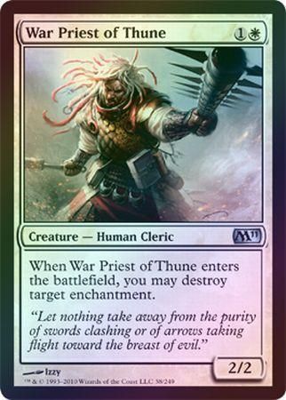 War Priest of Thune Foil Magic 2011 M11 Foil Singles War Priest of Thune Foil Magic 2011 M11 Foil Singles