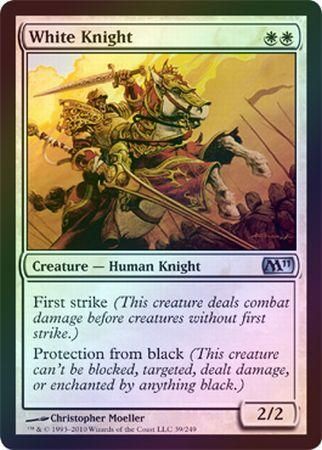 White Knight Foil Magic 2011 M11 Foil Singles White Knight Foil Magic 2011 M11 Foil Singles