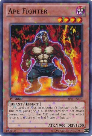 Ape Fighter BP01 EN169 Starfoil Rare 1st Edition Ape Fighter BP01 EN169 Starfoil Rare 1st Edition