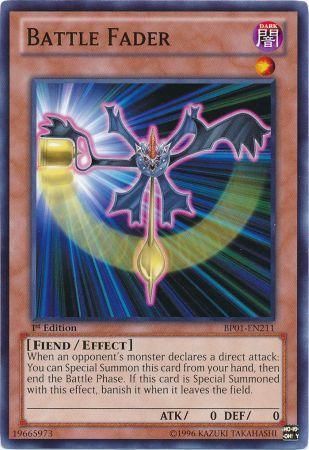 BATTLE FADER BP01-EN211 1st EDITION 2012 SERIES COMMON YTCG