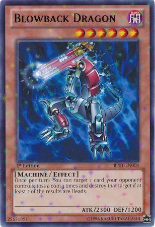 Blowback Dragon BP01 EN008 Starfoil Rare 1st Edition Blowback Dragon BP01 EN008 Starfoil Rare 1st Edition