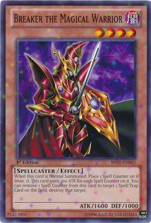 Breaker the Magical Warrior BP01 EN061 Starfoil Rare 1st Edition Breaker the Magical Warrior BP01 EN061 Starfoil Rare 1st Edition